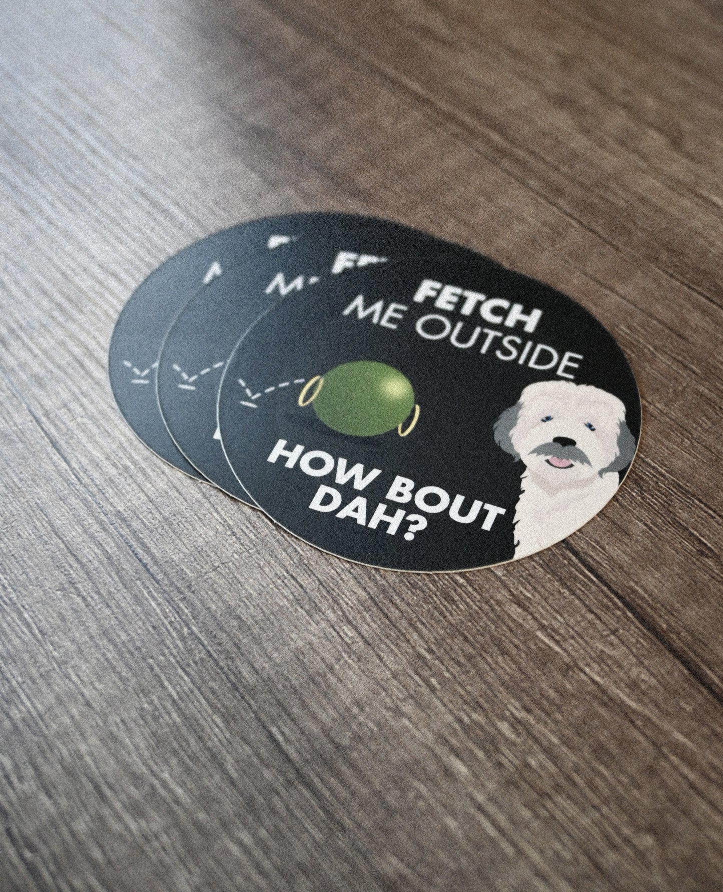 Fetch Me Outside Sticker