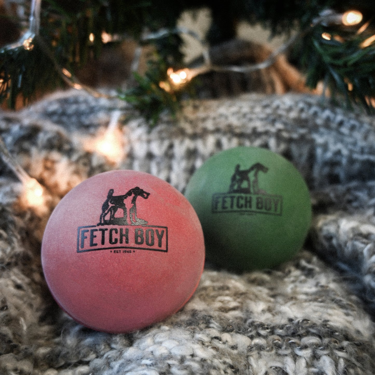 The O.G. of Bounce Fetch Boy Christmas Dog Ball Holiday 2-Pack